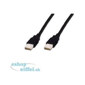 Digitus AK-300100-010-S USB, A/samec na A/samec, 1m, černý