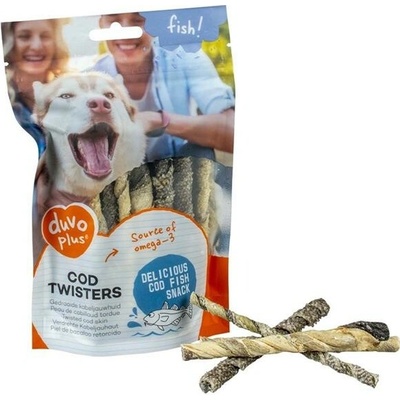 Duvo+ Fish! Duvo+ dog Fish! Cod twisters 100 g