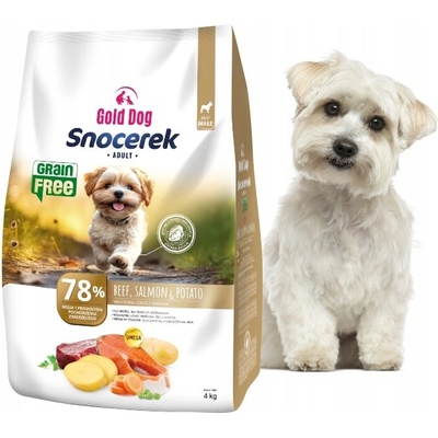 Gold Dog malé plemená hovädzie mäso 4 kg