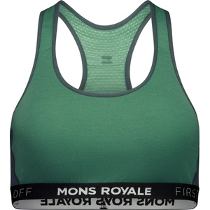 Mons Royale Дамски спортен сутиен Mons Royale Women's Sierra Sports Bra - Deep Jade / Dark Cypress (115-1402-1412)