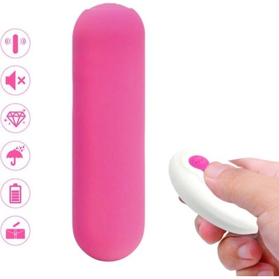 Armony splash joie vibrator bullet silicone remote control 10 vibrations 75 x 19 cm pink