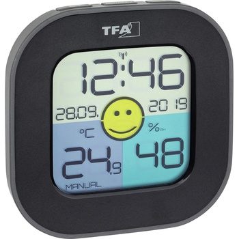 TFA Fun Цифров термо-хигрометър с часовник и дата - 30.5050. 01 (79-30.5050.01)