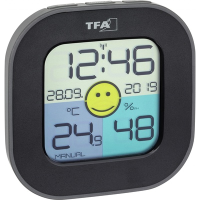 TFA Fun Цифров термо-хигрометър с часовник и дата - 30.5050. 01 (79-30.5050.01)