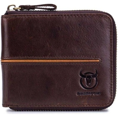 Bullcaptain elegantní kožená peněženka Tyron Hnědá BULLCAPTAIN QB042s3