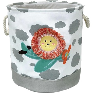 Moni Toys Кош за съхранение на играчки Moni Toys - Roro, 36 x 38 cm, Лъв (112789)