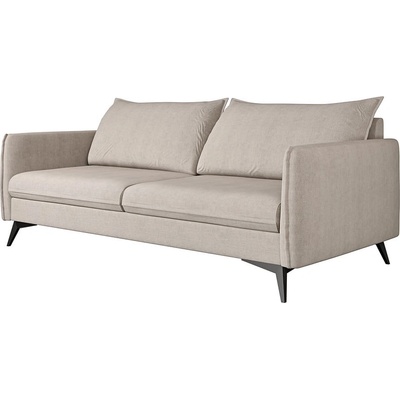 ROPEZ Бежов диван 199 cm Juli Bis - Ropez (Juli Bis Sofa 3os. tk. Enjoy New 01 nogi metalowe czarne)