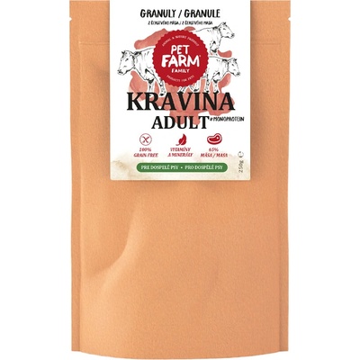 Pet Farm Family Kravina pre dospelé psy 250 g