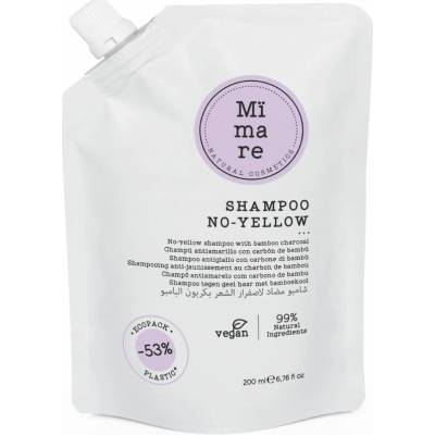 Mimare No Yellow Shampoo neutralizačný fialový šampón na blond a šedivé vlasy 200 ml