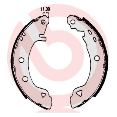 Sada brzdových čeľustí BREMBO S 23 508