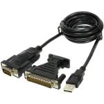 PremiumCord Кабел usb 2.0 - rs232, ftdi чипсет, 1, 5 м, черен ku2-232 (ku2-232)