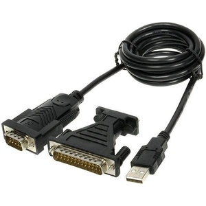 PremiumCord Кабел usb 2.0 - rs232, ftdi чипсет, 1, 5 м, черен ku2-232 (ku2-232)