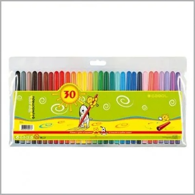 Gabol - Комплект флумастери - 30 цвята (9612)