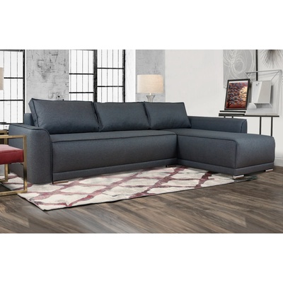 Kambo Ъглов Диван Дъблин, тъмнокафяв, Ramada