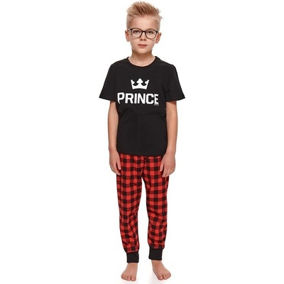 DN Nightwear chlapecké pyžamo Prince černá
