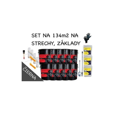 SET NA 134m2 - 10 x ALFEMA HB500 čierna 20kg (215kg) (SET NA 134m2 215kg DOPRAVA ZDARMA! NOVÉ BALENIE, PÔVODNÁ RECEPTÚRA!)