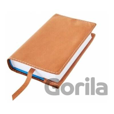 Macoli Hand Made Obal na knihu se záložkou Ořech XL