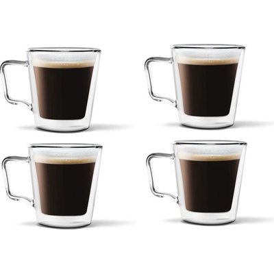 Vialli Design DIVA dvojstenné poháre na kávu a čaj 25875 4 x 250 ml