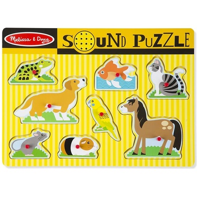 Melissa & Doug Пъзел със звуци Melissa and Doug Домашни любимци