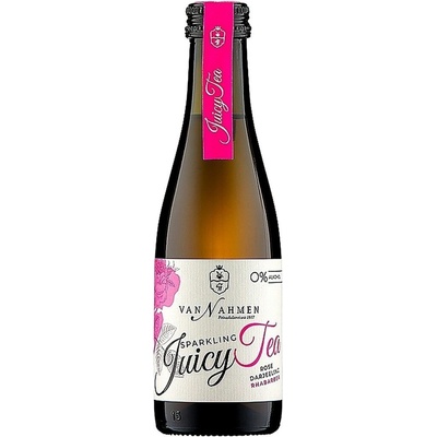 Van Nahmen Sparkling Juicy Tea Rose-Darjeeling-Rhubarb 0,2 l (holá lahev)