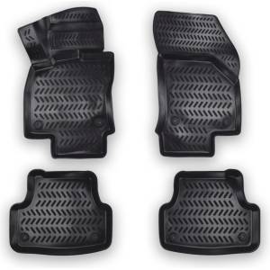  Комплект 4бр. 3D Гумени стелки за купе от TPE гума X-Series за AUDI A3 2013-2020г