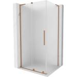 Mexen Velar L плъзгаща се душ кабина 120 x 100 cm, мат, четкана мед - 871-120-100-33-65 (871-120-100-33-65)