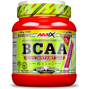 Amix Nutrition Bcaa микро-инстантен сок - Малинова лимонада / 500 г