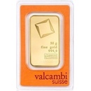 Valcambi zlatá tehlička 50 g