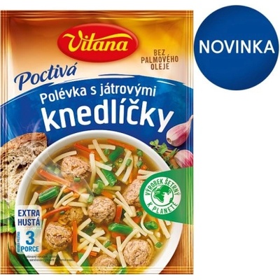 Vitana Poctivá s pečeňovými knedličkami 88 g