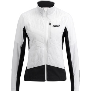 Swix Дамско яке за ски бягане Swix Women's Nordic Warm Hybrid Jacket Cross-country ski jacket - Bright White (103-2745-0113)