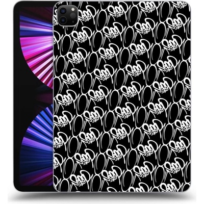 Picasee silikónový čierny obal Apple iPad 11 2021 3.generace Separ White On 2 Black