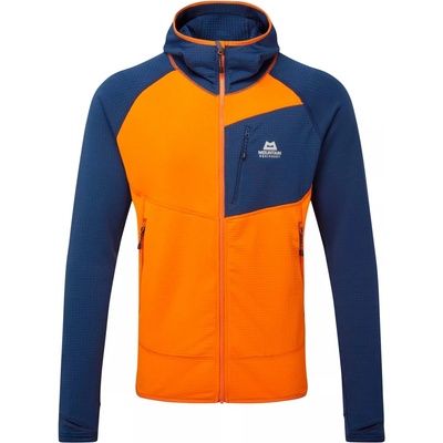 Mountain Equipment Мъжко поларено яке Mountain Equipment Eclipse Hooded Jacket Fleece jacket - Rust / Medieval - размер XL (005-1168-1214)