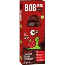 Eco Snack Bob Snail Choco bez přidaného cukru jablko, třešeň 30 g