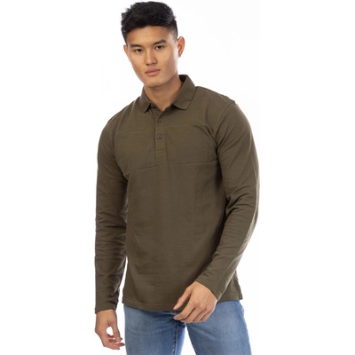 Peter Werth Блуза с яка Peter Werth Men's Noaks Long Sleeve Polo Shirt - Olive
