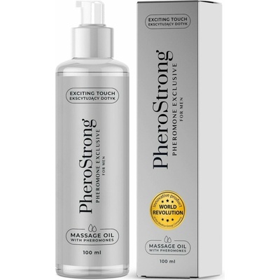 PheroStrong Exclusive masážny olej pre mužov 100 ml