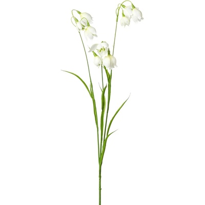 Umělá květina bledule výška 78 cm Gasper - bílá
