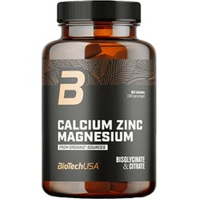 BioTech Calcium Zinc Magnesium from Organic Sources 90 kapslí