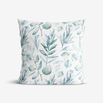 Goldea bavlna deluxe akvarelové lístky 70 x 90 cm