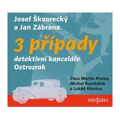 Martin Preiss Michal Bumbálek Lukáš Hlavica Škvorecký, Zábrana: případy detektivní kanceláře Ostrozrak-MP3 CD