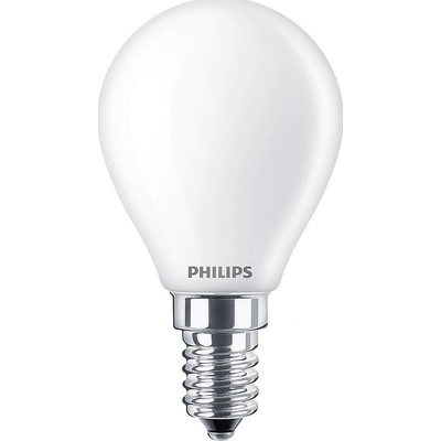 Philips LED žárovka E14 6,5W-60W 4000K 230V P45 FR G P347625