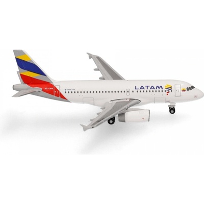 Herpa A319-132 LATAM Airlines Ecuador Ecuador Flag Colors 1:500