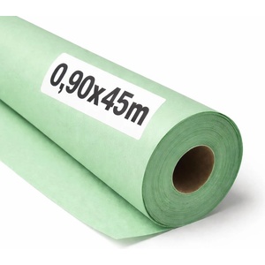 OFITURIA Kraft Paper Green Pastel - Roll 0.90 × 45 m - 6 Rolls - Wrapping Paper and Packaging Paper - Craft Paper for DIY, Decoration and Sewing Patterns - Tear-Resistant and Easy to Cut - COM620 (COM620)
