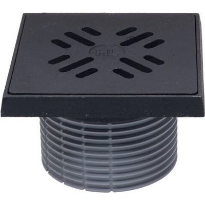 HL nástavec d 110mm/litinový rám 147x147mm/litinová mřížka 140x140mm - HL39G