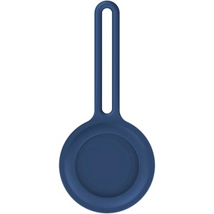 SDesign Силиконова каишка за Apple AirTag - Sdesign AirTag Silicone Bag Loop (тъмносин) (SDATSB2-DB)