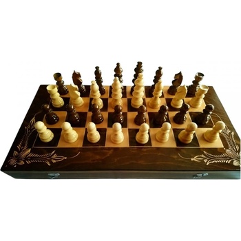 Magic Puzzle Box Голям гигантски ръчно изработен дървен комплект за шах 64x64 cm шахматна дъска кутия дървена фигура за шах табла (_de9de3fad)