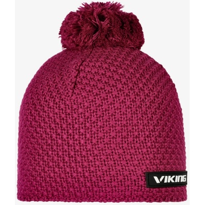Viking Merino zimná čiapka Berg ružová