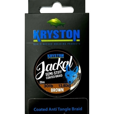 Kryston šnúra Jackal 20m 20lb Gravel Brown