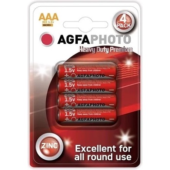 Image 1 of Solight Agfaphoto ap-r03-4s - 4 бр. цинкови батерии aaa 1, 5v (sl0952)