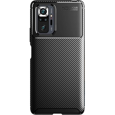 Xiaomi Кейс Carbon Elite за Xiaomi Redmi Note 10 Pro/Note 10 Pro Max, Черен (3505)
