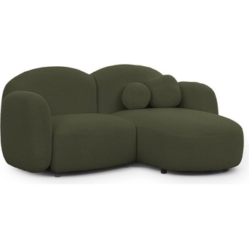 ROPEZ Зелен ъглов диван от букле (десен ъгъл) Orbit - Ropez (Orbit A+1,5+OT+A Quelle 37 Standard)