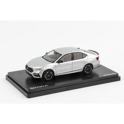 Abrex škoda Octavia IV RS 2020 Stříbrná brilliant metalíza 1:43